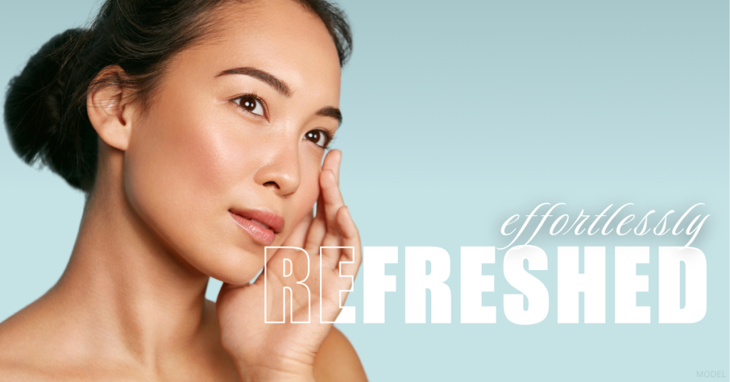 Effortlessly refreshed with model image.