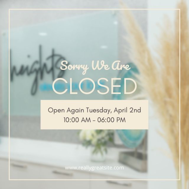 🐰🌷 Our office is taking a hop off for the long Easter weekend! We'll be back and ready to serve you on Tuesday, April 2nd at 10:00am. Enjoy the break, and we can't wait to welcome you back next week! 🐣💐 #EasterWeekend #SeeYouTuesday

For any urgent inquiries, please email us at info@heightslaser.com or leave a message at (604) 298-4481