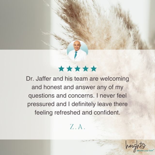 The Heights Laser Centre provides a welcoming environment and a compassionate approach to your beauty  and health needs!

Our dedicated team strives to create a comfortable and supportive atmosphere for every patient.

With an honest and compassionate doctor at the helm, we prioritize your well-being and satisfaction above all else.

✨ Book your Appointment today!

📧 info@heightslaser.com​​​​​​​​
🌎 heightslaser.com​​​​​​​​
📍3992 Hastings St. Burnaby, B.C​​​​​​​​
📞 604-298-4481​​​​​​​​
.​​​​​​​​
.​​​​​​​​
​​​​​​​​
.​​​​​​​​
​​​​​​​​
. #AprilSavings #HeightsLaserCentre #Burnabyheights #elevateyourlook​​​​​​​​
#Dr.Jaffer #Botoxinburnaby