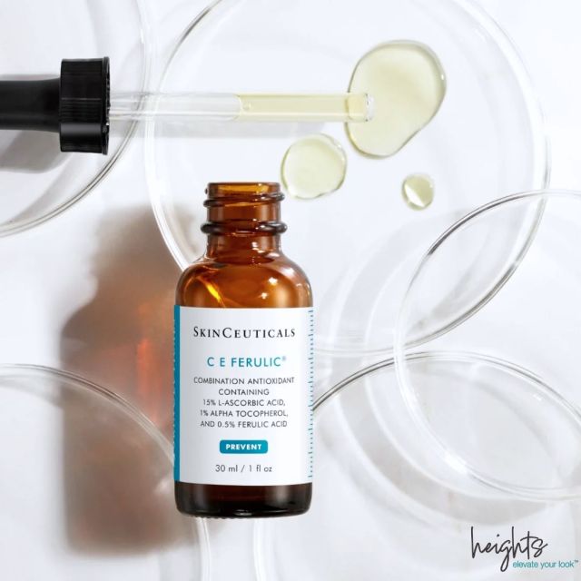 LIQUID GOLD! Unlock Your Skin's Radiance! 

🍊 C E Ferulic® serum for a youthful glow and lasting Protection.

🍊 Key Ingredients:
•15% pure vitamin C
•1% vitamin E
•0.5% ferulic 

🍊 Why we love CE Ferulic! 
✔ Protects against environmental damage and aging.
✔ Reduces oxidative damage from UV rays and pollution.
✔ Improves signs of aging, fine lines, wrinkles.
✔ Firms and Brightens complexion.

🍊 Recommended Skin Types:
• Normal - Dry - Combination 
• Dehydrated - Sensitive
• Discoloration
• Aging

Want to know more? Book your skin consultation with our skin experts! 

📧 info@heightslaser.com​​​​​​​​
🌎 heightslaser.com​​​​​​​​
📍3992 Hastings St. Burnaby, B.C​​​​​​​​
📞 604-298-4481​​​​​​​​
.​​​​​​​​
.​​​​​​​​
​​​​​​​​
.​​​​​​​​
​​​​​​​​
. #AprilSavings #HeightsLaserCentre #Burnabyheights #elevateyourlook​​​​​​​​
#microneedling #dermapen4 #benefitsofmicroneedling
