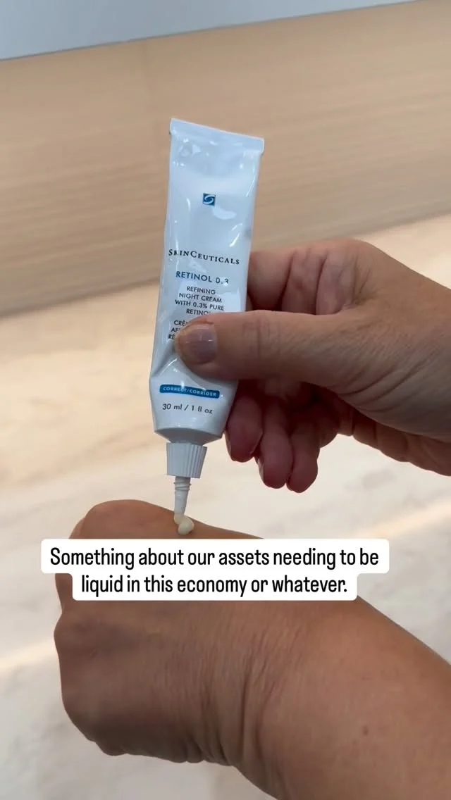 Botox, facials, skincare… technically liquid. Our faces… priceless assets. Close enough, right?