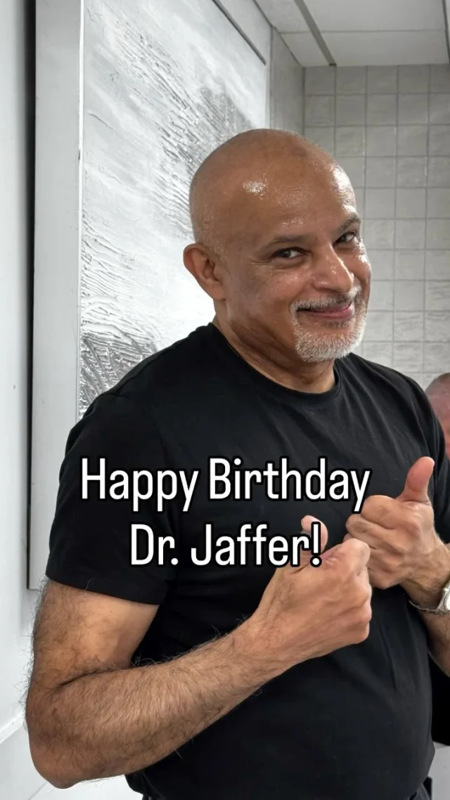 Happiest Birthday Dr. Jaffer 🎉

Today we’re celebrating the incredible man behind Heights Laser Centre… Dr. Jaffer!!

Thank you for everything you do, for our team, our patients, and this space we’re so proud of. Your commitment to always evolving, refining your craft, and sharing your knowledge is something we value and learn from every day. 🎉

Wishing you the most relaxing, joy-filled birthday, you deserve it all and more. May this year bring you the same peace and fulfillment you so effortlessly give to others. 🙌

Happiest Birthday, Dr. J 🎂

#HeightsLaserCentre #MedSpaBurnaby #BurnabyInjector