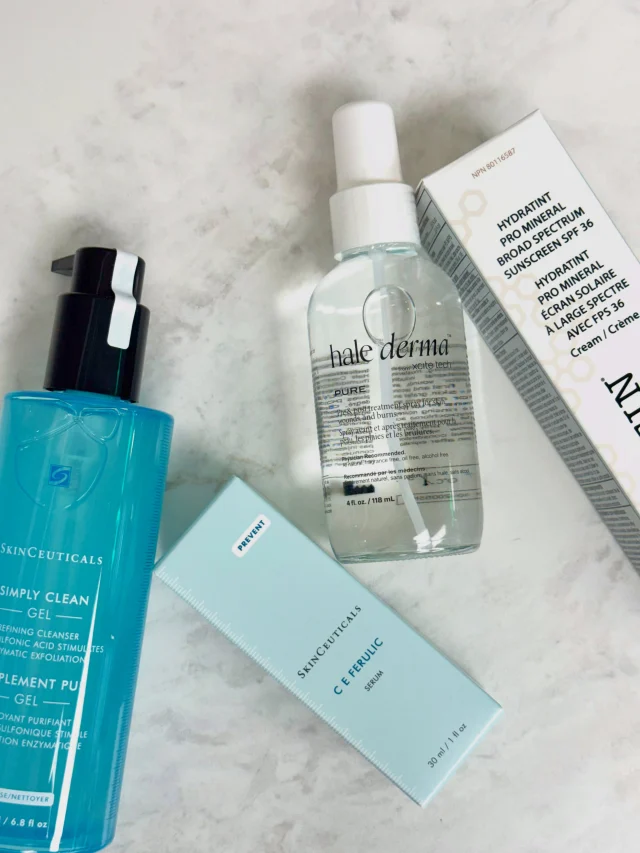 What products does our Lead Medical Aesthetician actually use during the summer? ☀️✨

Anna’s summer skincare routine is all about protecting your skin, keeping it hydrated, and maintaining a healthy glow.

💙 SkinCeuticals Simply Clean – A gentle gel cleanser that removes sunscreen, makeup, and excess oil while leaving skin feeling fresh and balanced.

🍊 SkinCeuticals C E Ferulic – Our go-to vitamin C serum to help protect against environmental damage, brighten the complexion, and support healthy-looking skin.

💧 Hale Derma HOCl – The perfect facial mist to help calm the skin after workouts, sun exposure, or professional skin treatments.

✨ Alastin HA Immerse Serum – Lightweight, deeply hydrating, and formulated to help plump the skin while supporting a healthy skin barrier.

Looking to build a skincare routine that actually works for your skin? Visit Heights Laser Centre in Burnaby for a personalized skincare consultation with Anna. 

We’ll help you choose the right medical-grade skincare to keep your skin glowing all summer long! ☀️😎